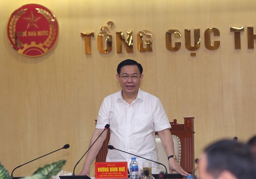 Выонг Динь Хюэ провел рабочую встречу с Главным налоговым управлением по проекту Закона об управлении налогами - ảnh 1
