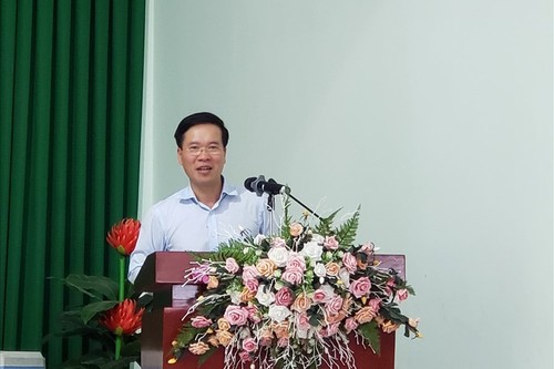 Заведующий Отделом ЦК КПВ по пропаганде и политическому воспитанию Во Ван Тхыонг встретился с избирателями Донгнай - ảnh 1