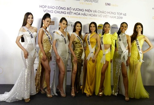 45 красавиц вышли в полуфинал и финал вьетнамского конкурса «Мисс Вселенная» 2019 - ảnh 1