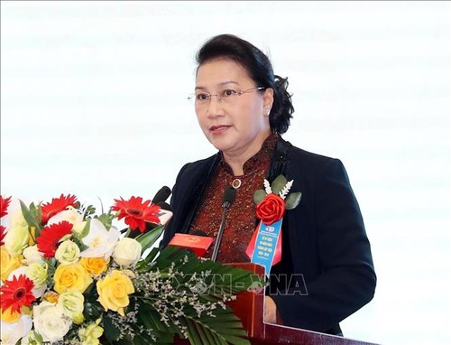 Нгуен Тхи Ким Нган приняла участие в церемонии, посвященной 60-летию со дня создания Ирригационного института - ảnh 1