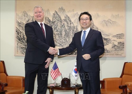 США и Республика Корея договорились о координации межкорейских проектов - ảnh 1