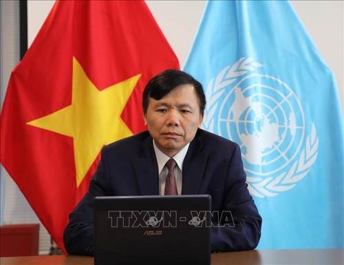  Вьетнам председательствовал на онлайн-заседании представителей 10 стран-непостоянных членов СБ ООН и генсека ООН - ảnh 1