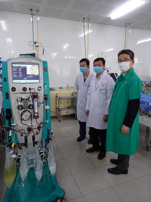 JICA предоставило медоборудование больнице Чорэй для борьбы с коронавирусом - ảnh 1