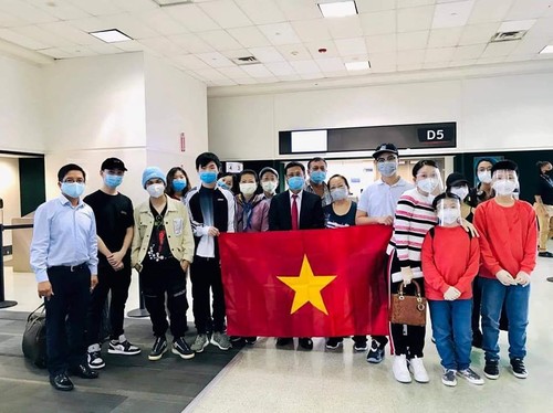 Возвращение 350 вьетнамских граждан из США на Родину - ảnh 1