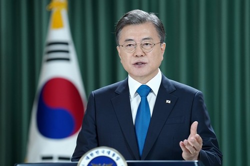 Президент Республики Корея попросил ООН помочь с официальным завершением войны с КНДР - ảnh 1