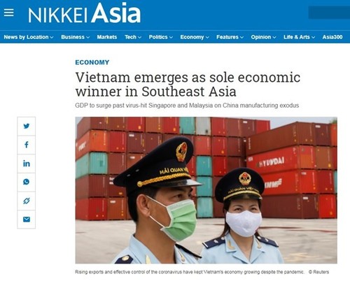 Nikkei Asia: Вьетнам - единственная в ЮВА экономика, успешно восстановившаяся на фоне пандемии COVID-19 - ảnh 1