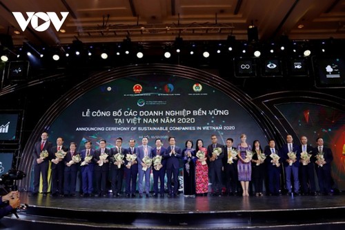 В Ханое объявлены 100 лучших предприятий в области устойчивого развития во Вьетнаме 2020 года  - ảnh 1