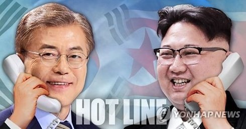 Republik Korea dan RDRK membentuk hubungan hotline langsung antar pimpinan dua bagian negeri-Korea - ảnh 1