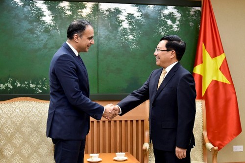 Deputi PM, Menlu Pham Binh Minh menerima Wakil Pesiden ADB - ảnh 1
