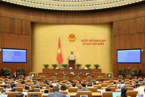 MN membahas rancangan resolusi mengenai pemerintahan perkotaan di Kota Ho Chi Minh dan mengesahkan resolusi mengenai personalia - ảnh 1