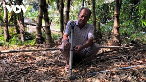 Nguyen Trung Duc – Penanam Rebung Bambu yang  Sukses di Lahan Asin  - ảnh 1