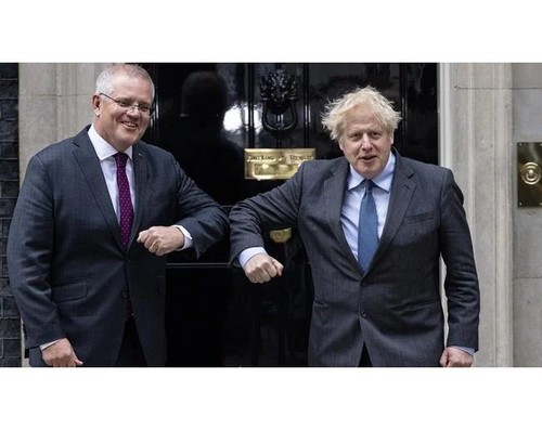 Australia dan Inggris Tandatangani Kesepakatan Kerangka tentang FTA - ảnh 1