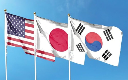 AS, Jepang, dan Republik Korea Siap Mengadakan Pertemuan tentang Masalah-Masalah Terkait dengan RDRK - ảnh 1