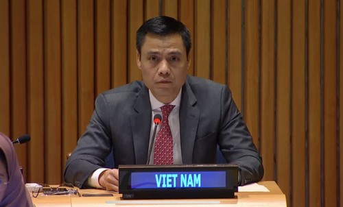 Vietnam Menjamin untuk Menaati dengan Kuat Semua Prinsip Hukum di Tingkat Nasional dan Internasional - ảnh 1