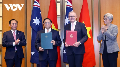 Vietnam dan Australia Tingkatkan Hubungan ke Kemitraan Strategis yang Komprehensif        - ảnh 1