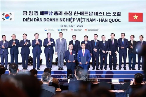 Pers Republik Korea Menonjolkan Berita tentang Kerja Sama Ekonomi Vietnam-Republik Korea  - ảnh 1