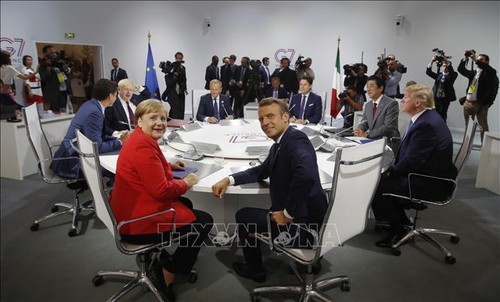 Trump ne voit pas de tension au G7 sur la guerre commerciale - ảnh 1