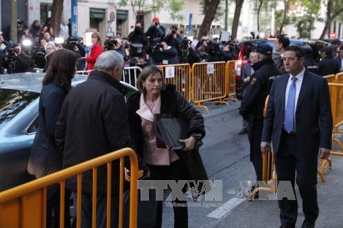 Catalan parliament speaker out on bailed - ảnh 1
