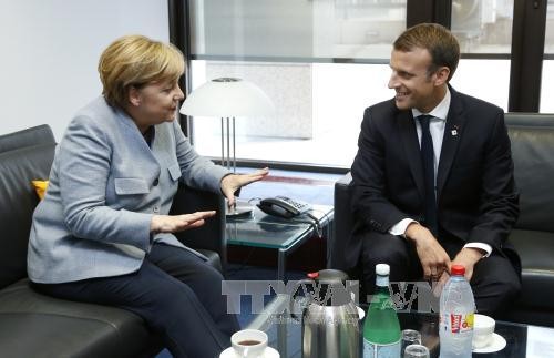France, Germany call for peaceful settlement in Eastern Ukraine - ảnh 1