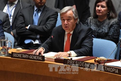 UN chief outlines 2018 priorities  - ảnh 1