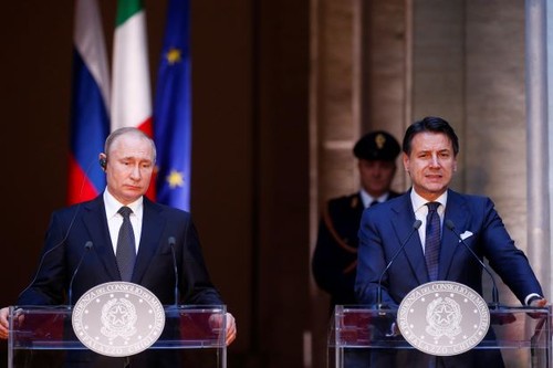Putin says he wants Rome to help mend Moscow-EU ties - ảnh 1