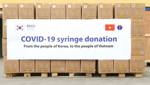 KOICA donates 6.3 million syringes to Vietnam's COVID-19 prevention - ảnh 1