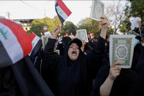 Iraqis protest over Koran desecration; Iran condemns Sweden - ảnh 1