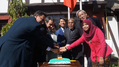 51 tahun berdirinya ASEAN: Kedutaan Besar Vietnam memimpin aktivitas peringatan di Cile - ảnh 1