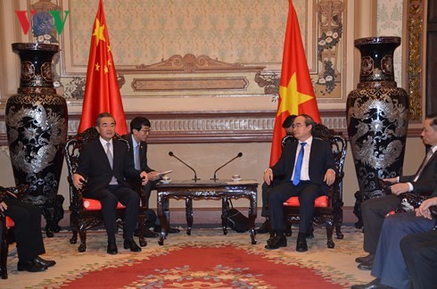 Kota Ho Chi Minh memberikan sumbangan yang positif pada hubungan kemitraan kerjasama strategis dan komprehensif antara Vietnam dan Tiongkok. - ảnh 1