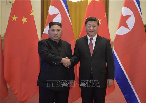 Tiongkok dan RDRK menggelarkan persetujuan antara pemimpin dua negara - ảnh 1