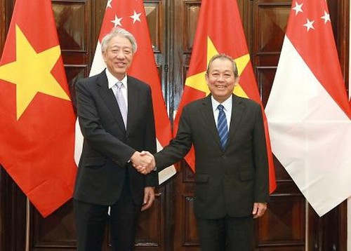Mendorong hubungan kemitraan strategis Vietnam-Singapura - ảnh 1