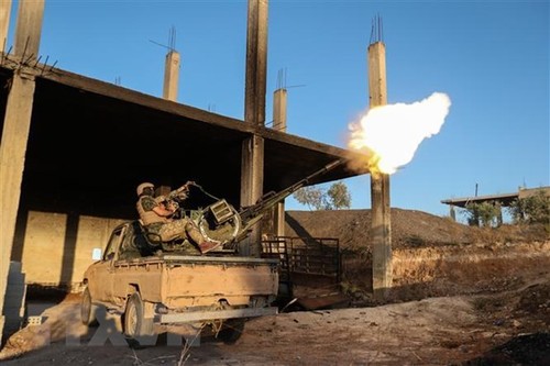 Tentara Suriah mencapai kemajuan penting di Idlib - ảnh 1