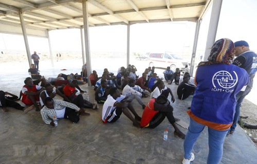 PBB menyambut pembebasan para pengungsi di pusat-pusat penahanan yang dilakukan Libia - ảnh 1