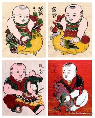 Memperkenalkan sepintas lintas tentang beberapa lukisan tradisional Dong Ho - ảnh 1