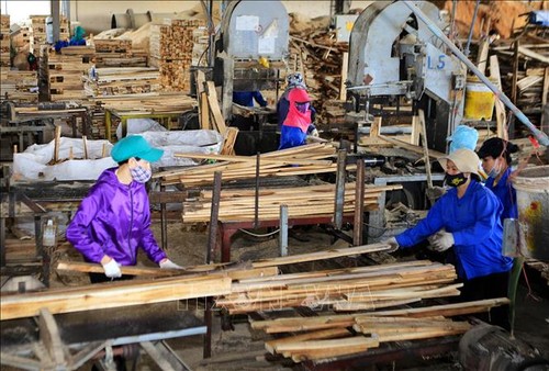 Pengolahan dan ekspor kayu Vietnam berinisiatif mencari pasar, mencapai target sebanyak12 miliar USD - ảnh 1