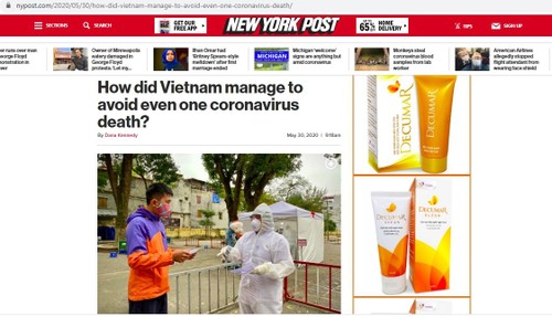 Media asing memuji Vietnam menghadapi pandemi Covid-19 - ảnh 1