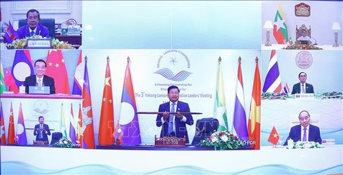 Pemimpin negara-negara MLC menilai tinggi prestasi-prestasi dalam kerjasama Mekong-Lancang - ảnh 1