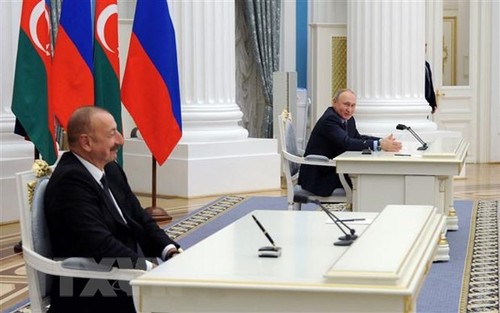 Rusia dan Azerbaijan Tandatangani Pernyataan tentang Interaksi Sekutu - ảnh 1