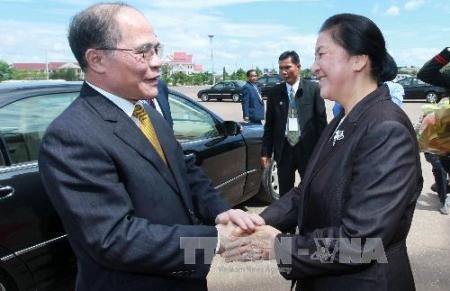 Parlamentspräsident Nguyen Sinh Hung besucht Laos - ảnh 1