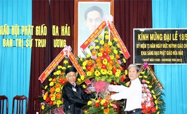 Die buddhistische Glaubenrichtung Hoa Hao feiert ihren 73. Gründungstag - ảnh 1
