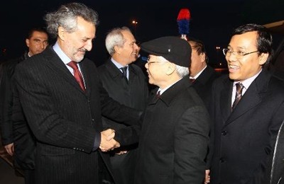 Vietnam-Italien-Beziehungen in die strategische Partnerschaft eingestuft - ảnh 1