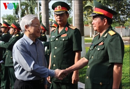 KPV-Generalsekretär Nguyen Phu Trong besucht Provinz Binh Phuoc - ảnh 1