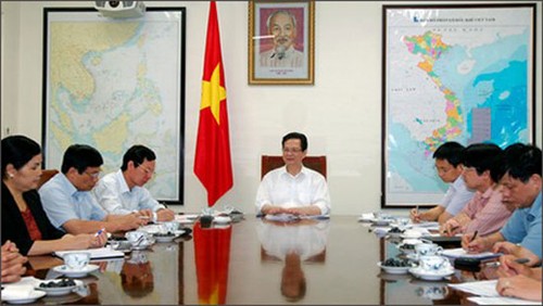 Premierminister Nguyen Tan Dung trifft Verwalter der Provinz Lai Chau - ảnh 1