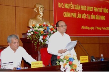 Vize-Premierminister Nguyen Xuan Phuc besucht Provinz Dak Nong - ảnh 1