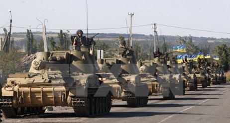 Ukraine will Militäretat im Jahr 2015 verdoppeln - ảnh 1