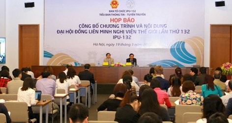 Internationale Pressekonferenz über IPU-132 - ảnh 1