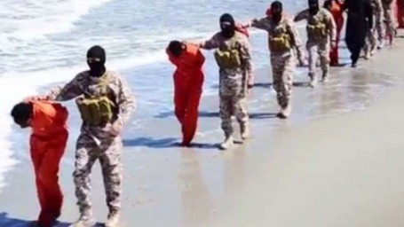 IS veröffentlicht Video über die Enthauptung dutzender Äthiopier in Libyen - ảnh 1