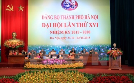 Sitzung der Parteiorganisation der Hauptstadt Hanoi und Provinz Hung Yen eröffnet - ảnh 1