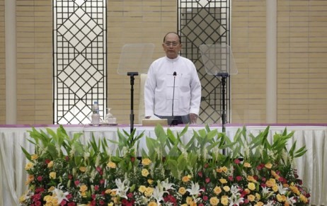 Myanmars Präsident verpflichtet, das Wahlergebnis zu respektieren  - ảnh 1