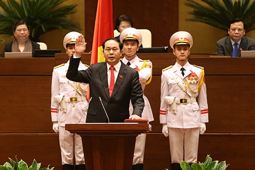 General Tran Dai Quang ist zum Staatspräsident gewählt worden - ảnh 1